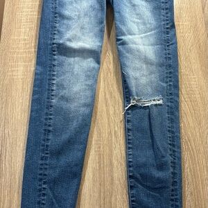 American Eagle Outfitters Ripped Blue Denim Jeans